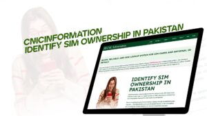 CNICInformation - Identify SIM Ownership in Pakistan