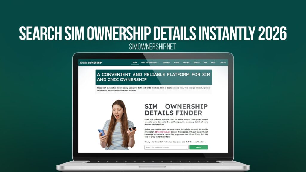 Search SIM Ownership Details Instantly 2026
