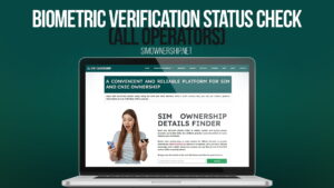 Biometric Verification Status Check All Operators Pakistan